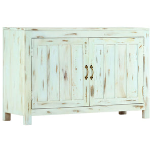Ντουλάπι Γαλάζιο 110 x 35 x 70 εκ. από Μασίφ Ξύλο Μάνγκο - PAKOBAZAAR