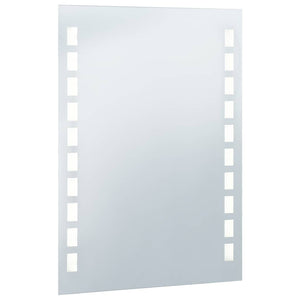 Καθρέφτης Μπάνιου Τοίχου με LED 60 x 80 εκ. - PAKOBAZAAR