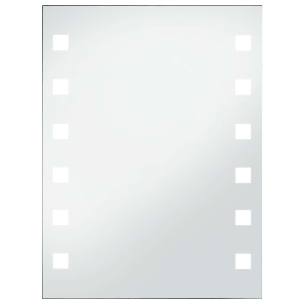 Καθρέφτης Μπάνιου Τοίχου με LED 60 x 80 εκ. - PAKOBAZAAR