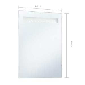 Καθρέφτης Μπάνιου Τοίχου με LED 60 x 80 εκ. - PAKOBAZAAR