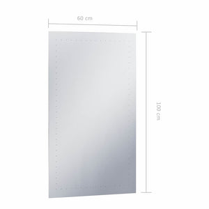 Καθρέφτης Μπάνιου Τοίχου με LED 60 x 100 εκ.