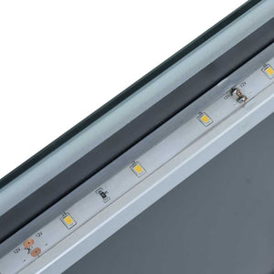 Καθρέφτης Μπάνιου Τοίχου με LED 60 x 80 εκ. - PAKOBAZAAR