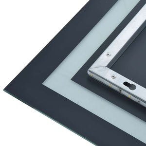 Καθρέφτης Μπάνιου LED με Αισθητήρα Αφής 60 x 80 εκ. - Pakobazaar