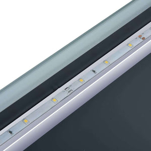 Καθρέφτης Μπάνιου Τοίχου με LED/Αισθητήρα Κίνησης 80 x 60 εκ.