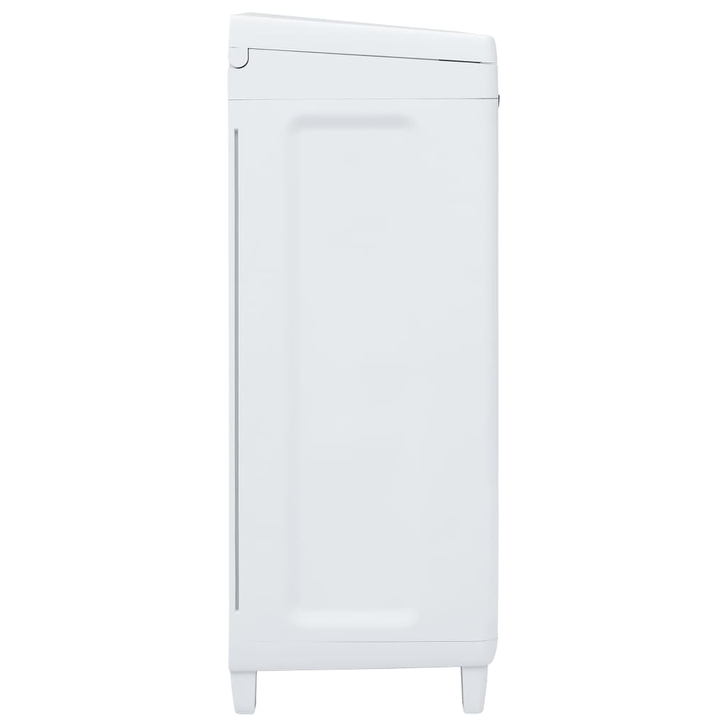 Κάδος Απορριμάτων Κήπου με 3 Σακούλες Σκούρο Γκρι 65x38x102 εκ.