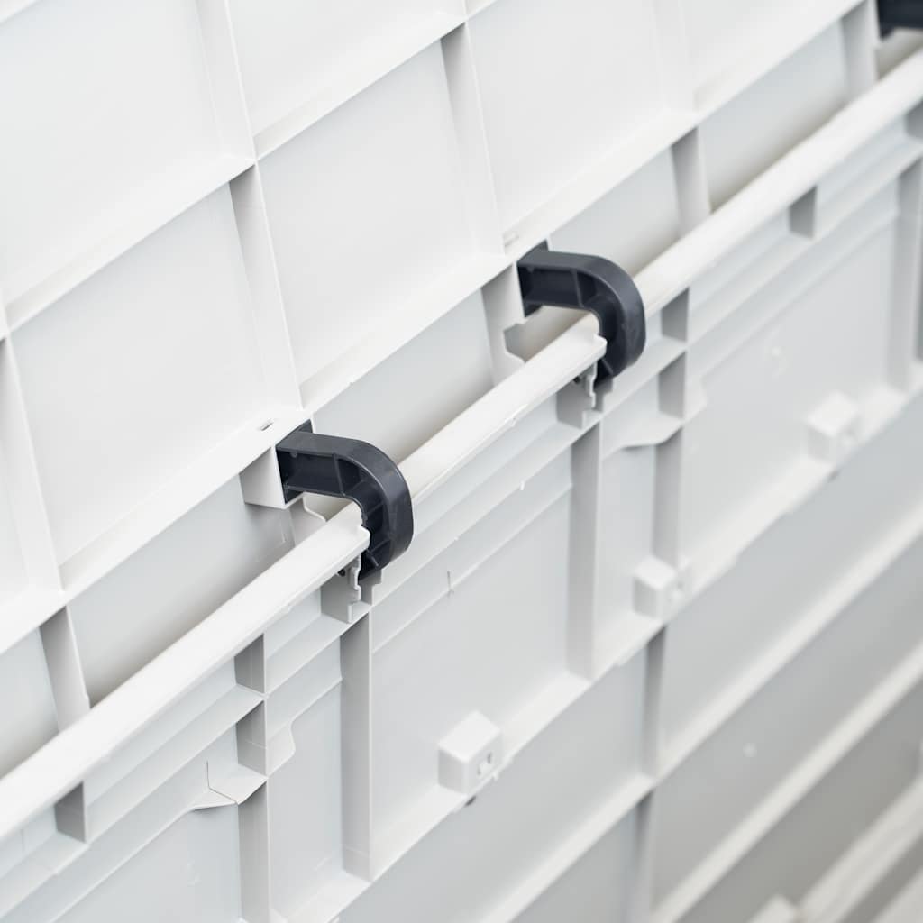 Μπαούλο Αποθήκευσης Κήπου Ανοιχτό Γκρι 280 Λίτρα - Pakobazaar