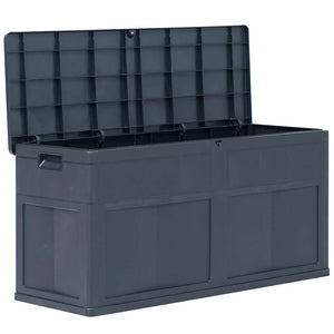 Μπαούλο Αποθήκευσης Κήπου Μαύρο 320 Λίτρα - Pakobazaar