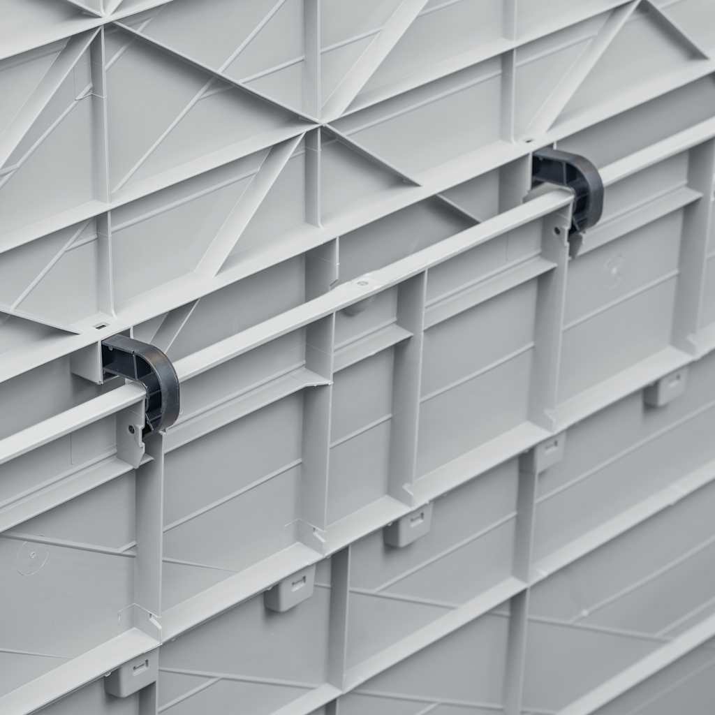 Μπαούλο Αποθήκευσης Κήπου Ανοιχτό Γκρι 420 Λίτρα