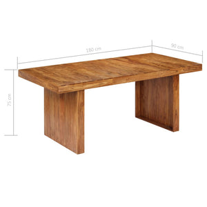 Τραπεζαρία 180 x 90 x 75 εκ. από Μασίφ Ξύλο Ακακίας - PAKOBAZAAR