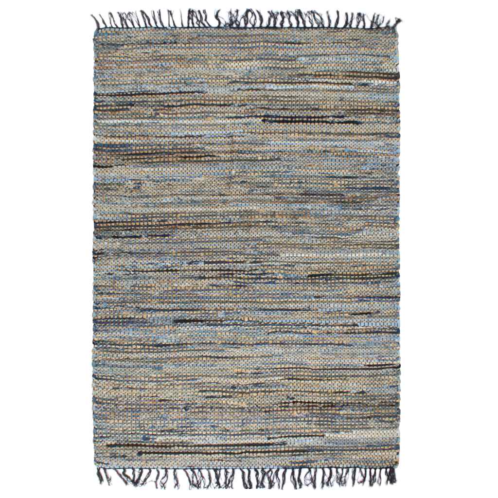 Χαλί Chindi Χειροποίητο Πολύχρωμο 200 x 290 εκ. Denim/Γιούτα