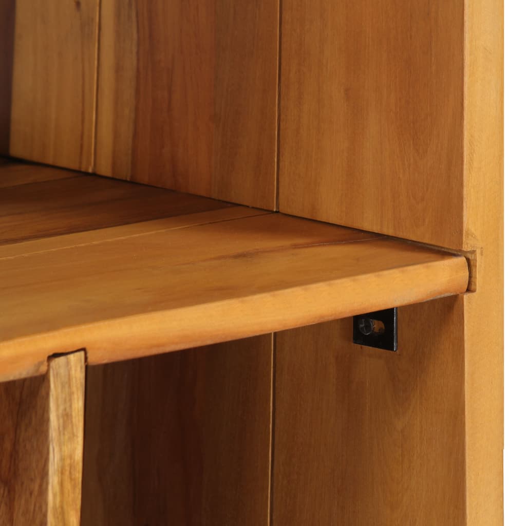 Βιβλιοθήκη 60 x 35 x 180 εκ. από Μασίφ Ανακυκλωμένο Ξύλο - PAKOBAZAAR