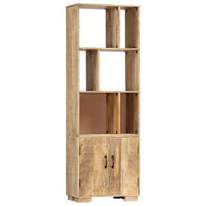 Βιβλιοθήκη 60 x 35 x 180 εκ. από Μασίφ Ξύλο Μάνγκο - PAKOBAZAAR