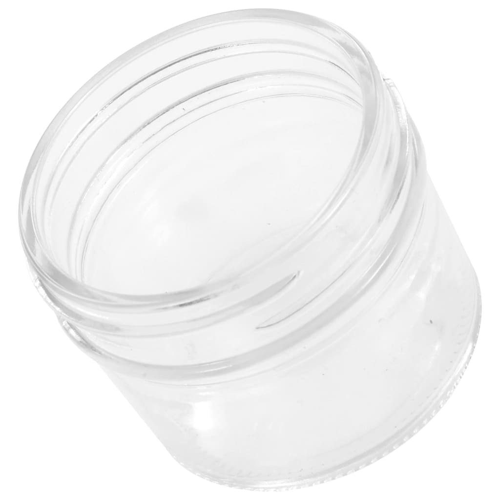 Βάζα Μαρμελάδας 48 τεμ. 110 ml Γυάλινα με Ασημένια Καπάκια