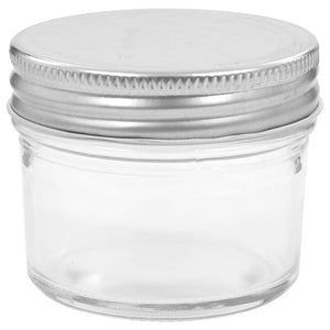 Βάζα Μαρμελάδας 96 τεμ. 110 ml Γυάλινα με Ασημένια Καπάκια