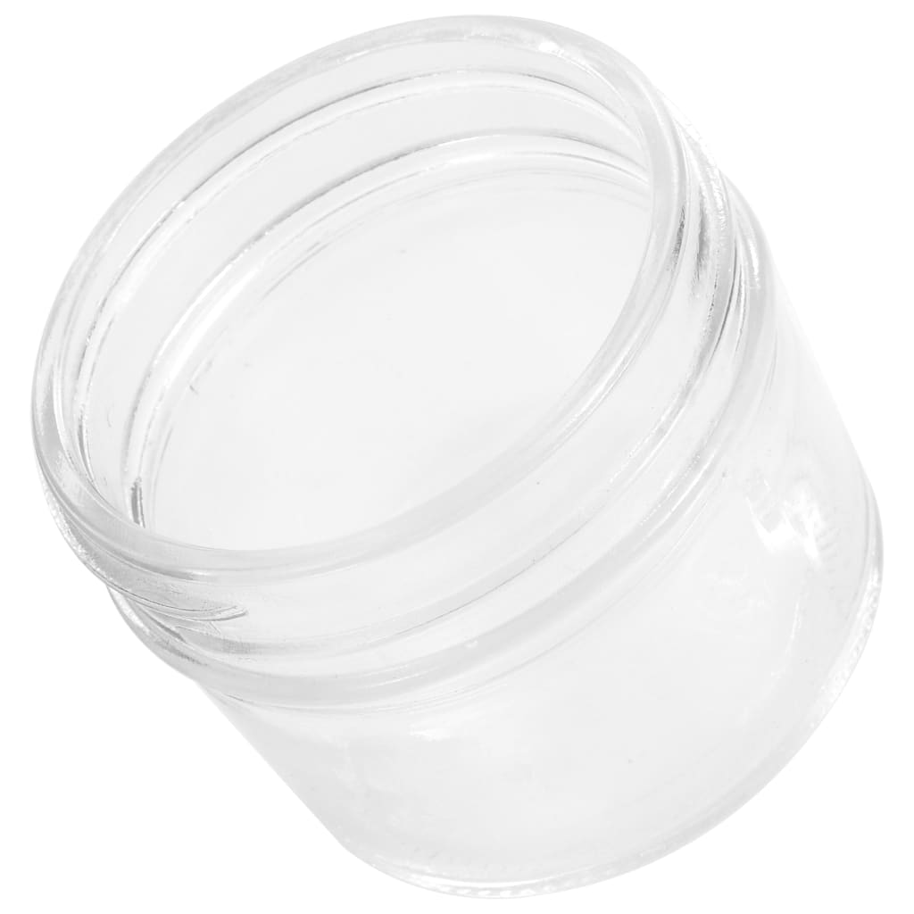 Βάζα Μαρμελάδας 48 τεμ. 110 ml Γυάλινα με Χρυσά Καπάκια