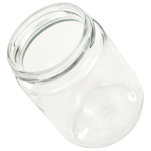 Βάζα Μαρμελάδας 48 τεμ. 230 ml Γυάλινα με Κόκκινα/Λευκά Καπάκια