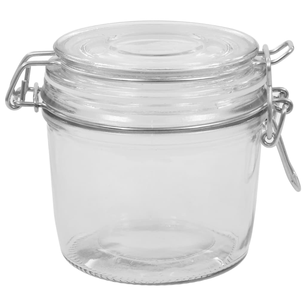 Βάζα Αποθήκευσης 6 τεμ. 340 ml με Καπάκι Κλιπ