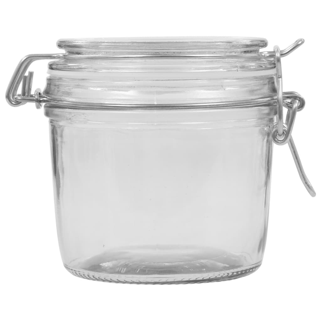 Βάζα Αποθήκευσης 6 τεμ. 340 ml με Καπάκι Κλιπ