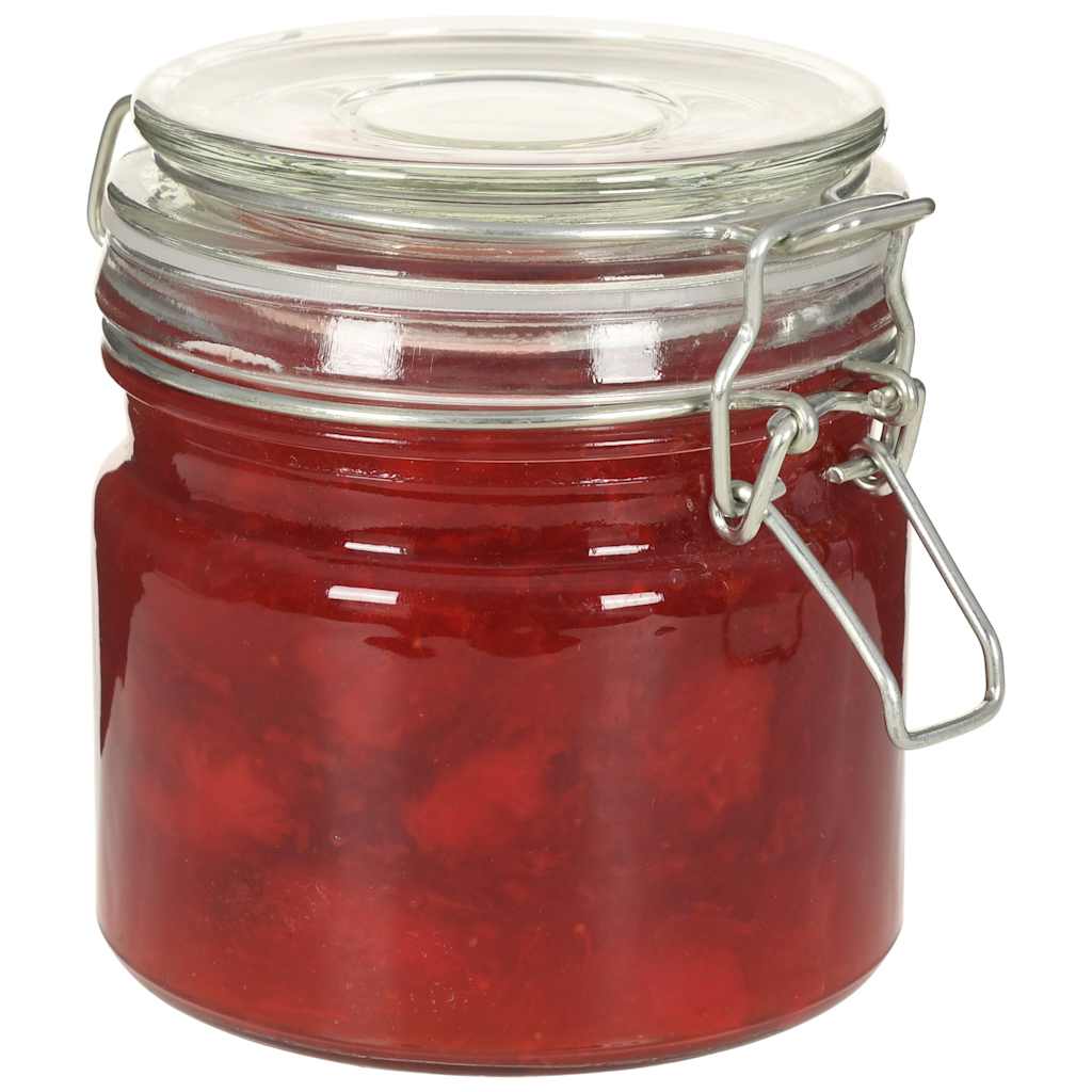 Βάζα Αποθήκευσης 6 τεμ. 500 ml με Καπάκι Κλιπ