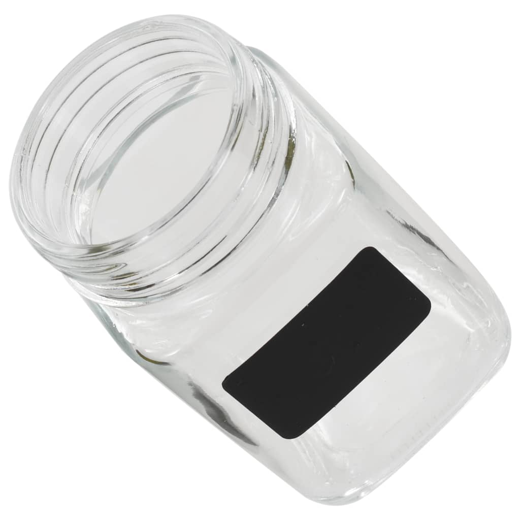 Βάζα Αποθήκευσης 24 τεμ. 300 ml με Αυτοκόλλητο