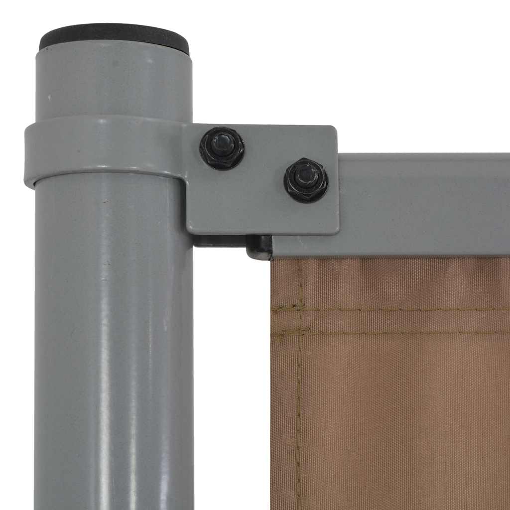 Πάνελ Περίφραξης 2 τεμ. Χρώμα Taupe 360 x 180 εκ. Υφασμάτινο