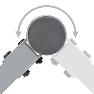 Πάνελ Περίφραξης 2 τεμ. Χρώμα Taupe 360 x 180 εκ. Υφασμάτινο