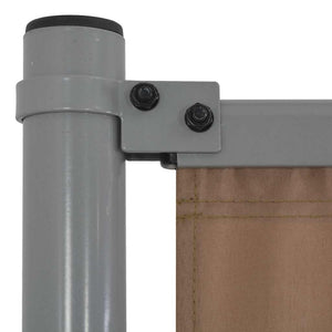 Πάνελ Περίφραξης 5 τεμ. Χρώμα Taupe 900 x 180 εκ. Υφασμάτινα