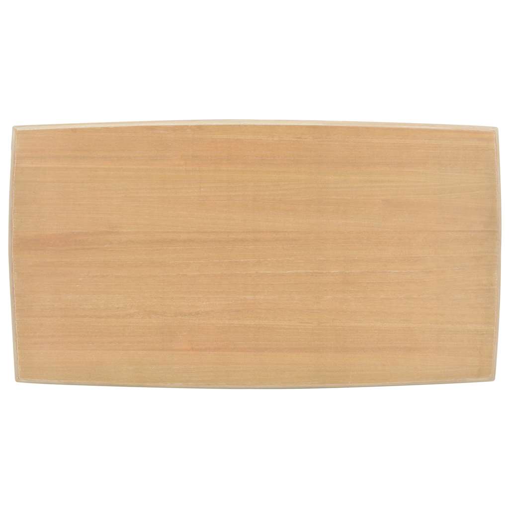 Τραπεζάκι Σαλονιού Γκρι / Καφέ 110x60x40 εκ. Μασίφ Ξύλο Πεύκου