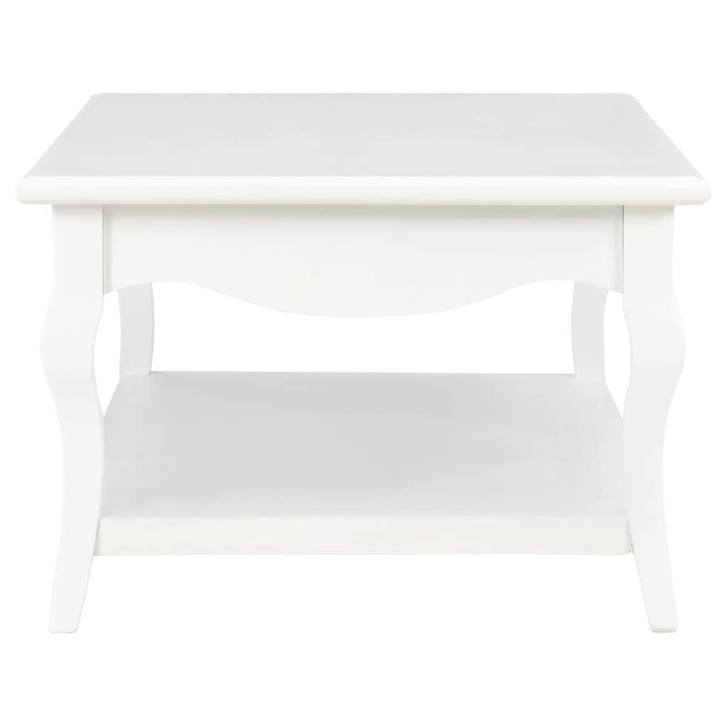 Τραπεζάκι Σαλονιού Λευκό 110 x 60 x 40 εκ. από MDF