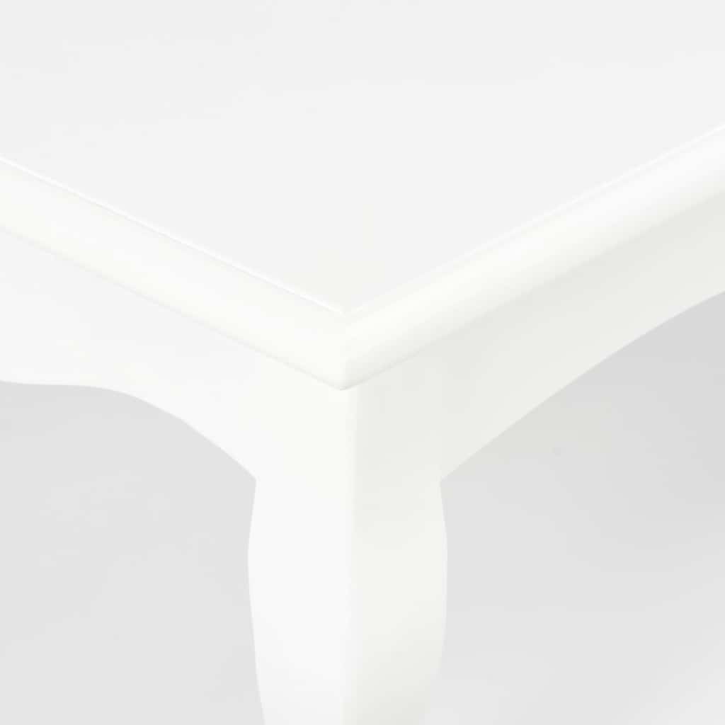 Τραπεζάκι Σαλονιού Λευκό 110 x 60 x 40 εκ. από MDF