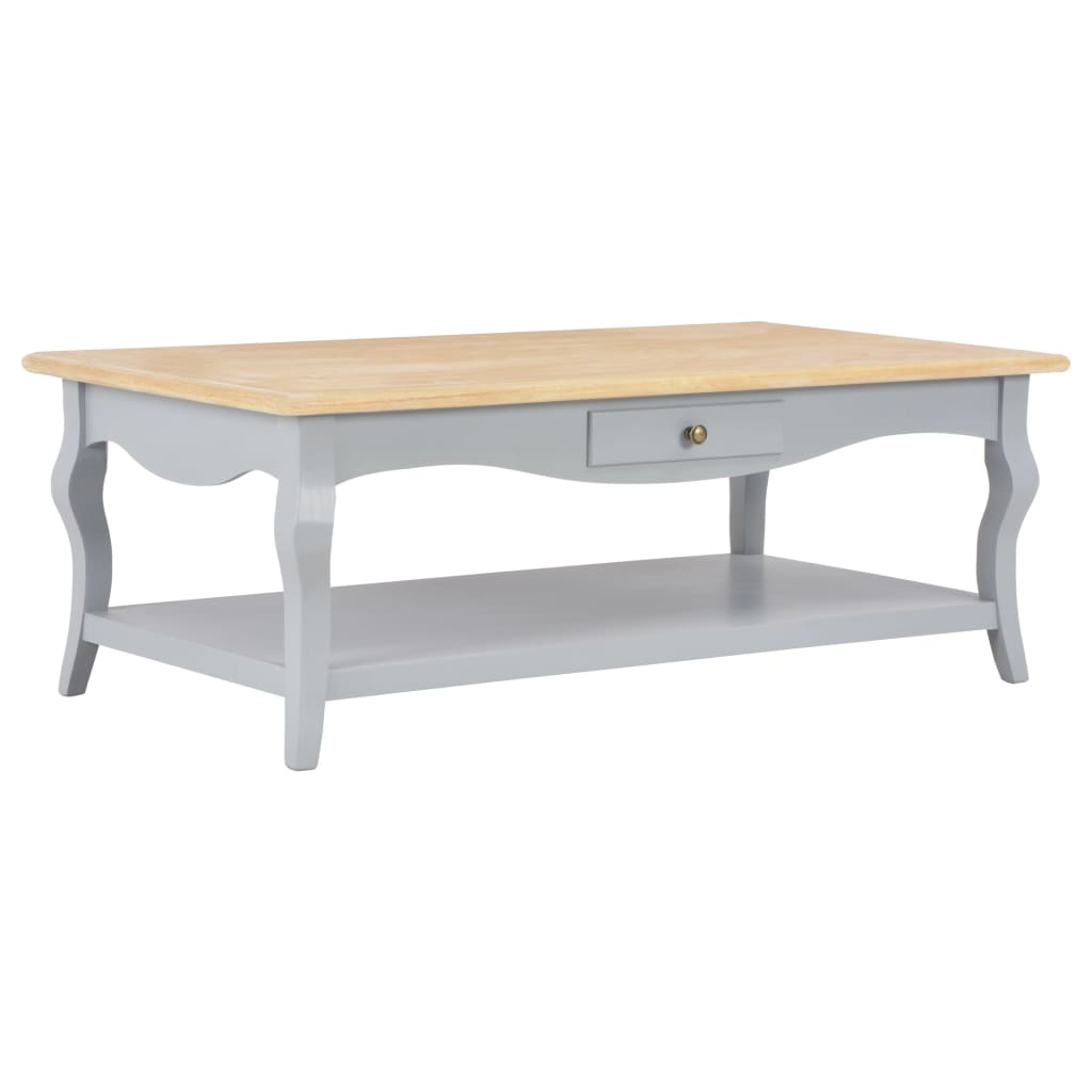 Τραπεζάκι Σαλονιού Γκρι 110 x 60 x 40 εκ. από MDF - Pakobazaar