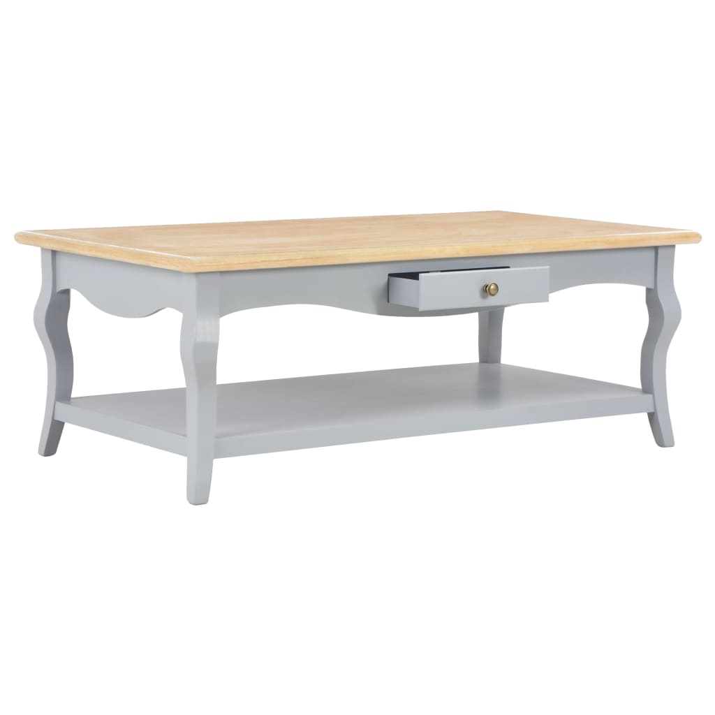 Τραπεζάκι Σαλονιού Γκρι 110 x 60 x 40 εκ. από MDF - Pakobazaar