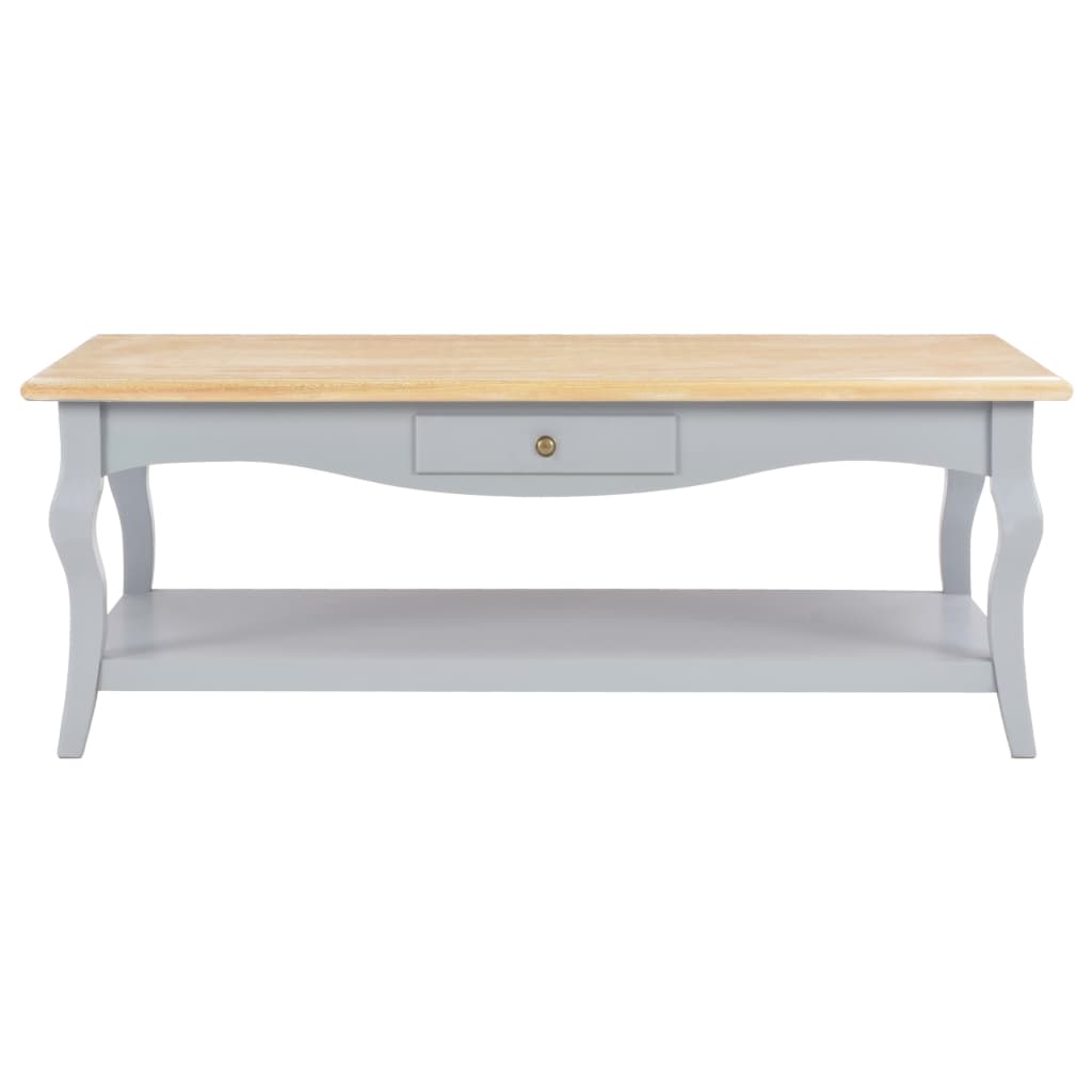 Τραπεζάκι Σαλονιού Γκρι 110 x 60 x 40 εκ. από MDF - Pakobazaar