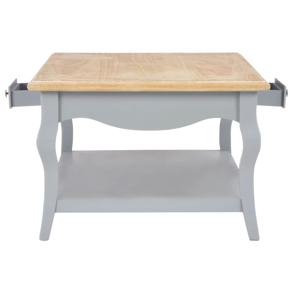 Τραπεζάκι Σαλονιού Γκρι 110 x 60 x 40 εκ. από MDF - Pakobazaar
