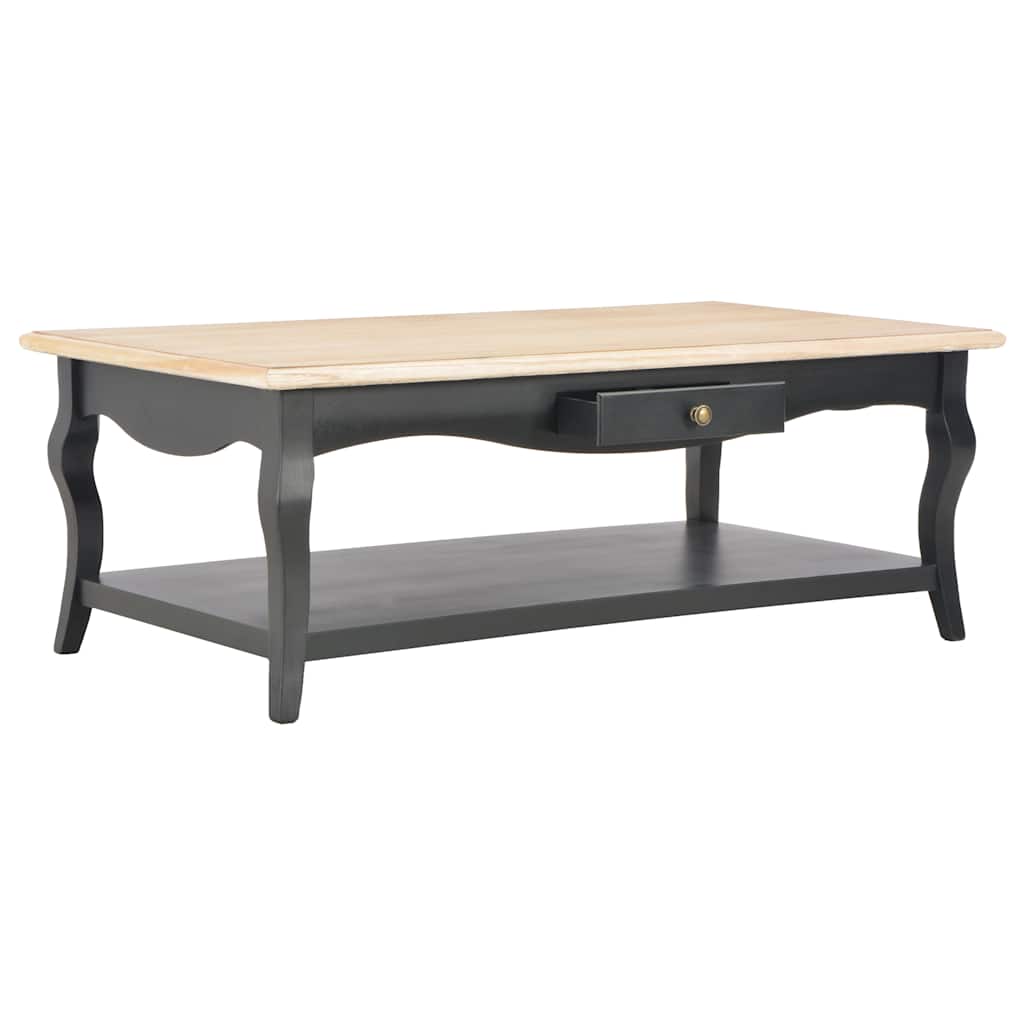 Τραπεζάκι Σαλονιού Μαύρο 110 x 60 x 40 εκ. από MDF
