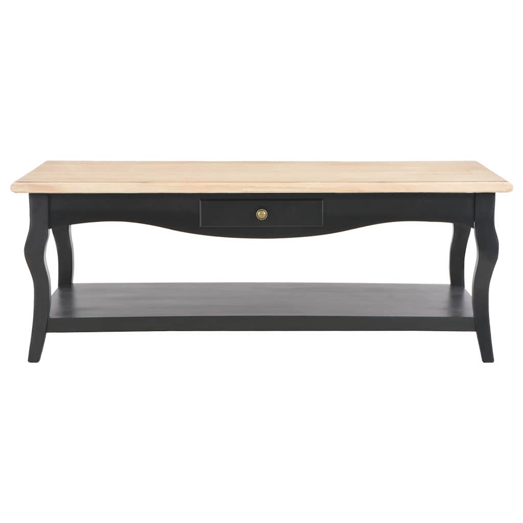 Τραπεζάκι Σαλονιού Μαύρο 110 x 60 x 40 εκ. από MDF