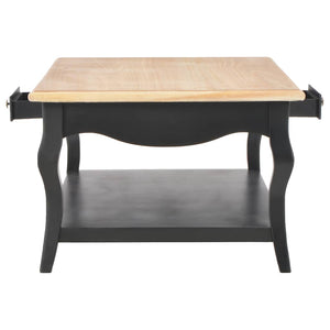 Τραπεζάκι Σαλονιού Μαύρο 110 x 60 x 40 εκ. από MDF