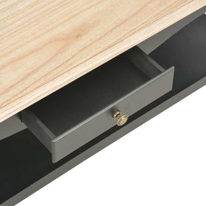 Τραπεζάκι Σαλονιού Μαύρο 110 x 60 x 40 εκ. από MDF