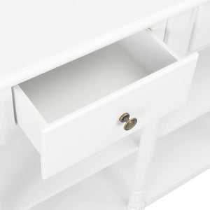 Τραπέζι Κονσόλα Λευκό 120 x 30 x 76 εκ. από MDF