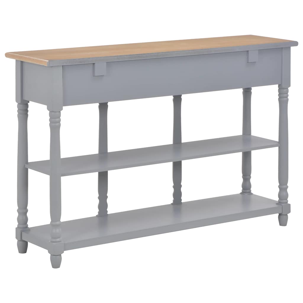 Τραπέζι Κονσόλα Γκρι 120 x 30 x 76 εκ. από MDF