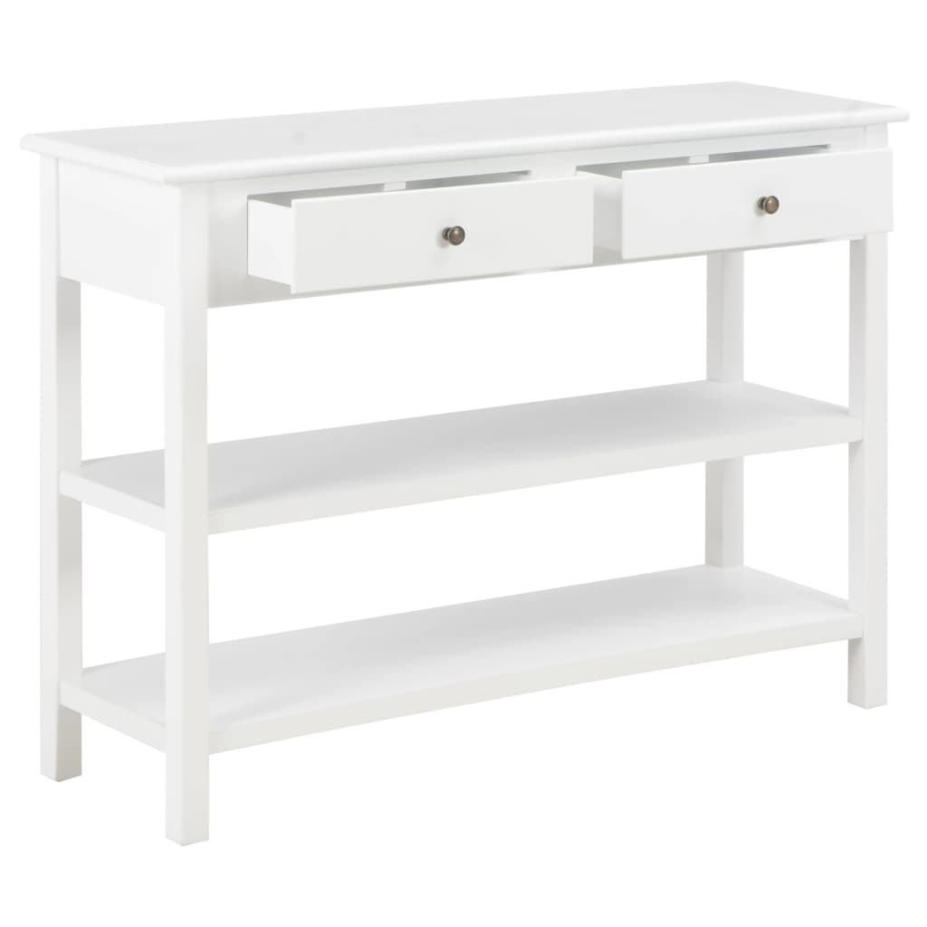 Κονσόλα Λευκή 110 x 35 x 80 εκ. από MDF - PAKOBAZAAR