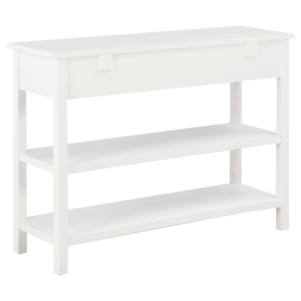 Κονσόλα Λευκή 110 x 35 x 80 εκ. από MDF - PAKOBAZAAR