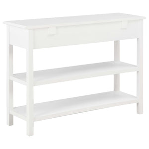 Κονσόλα Λευκή 110 x 35 x 80 εκ. από MDF - PAKOBAZAAR