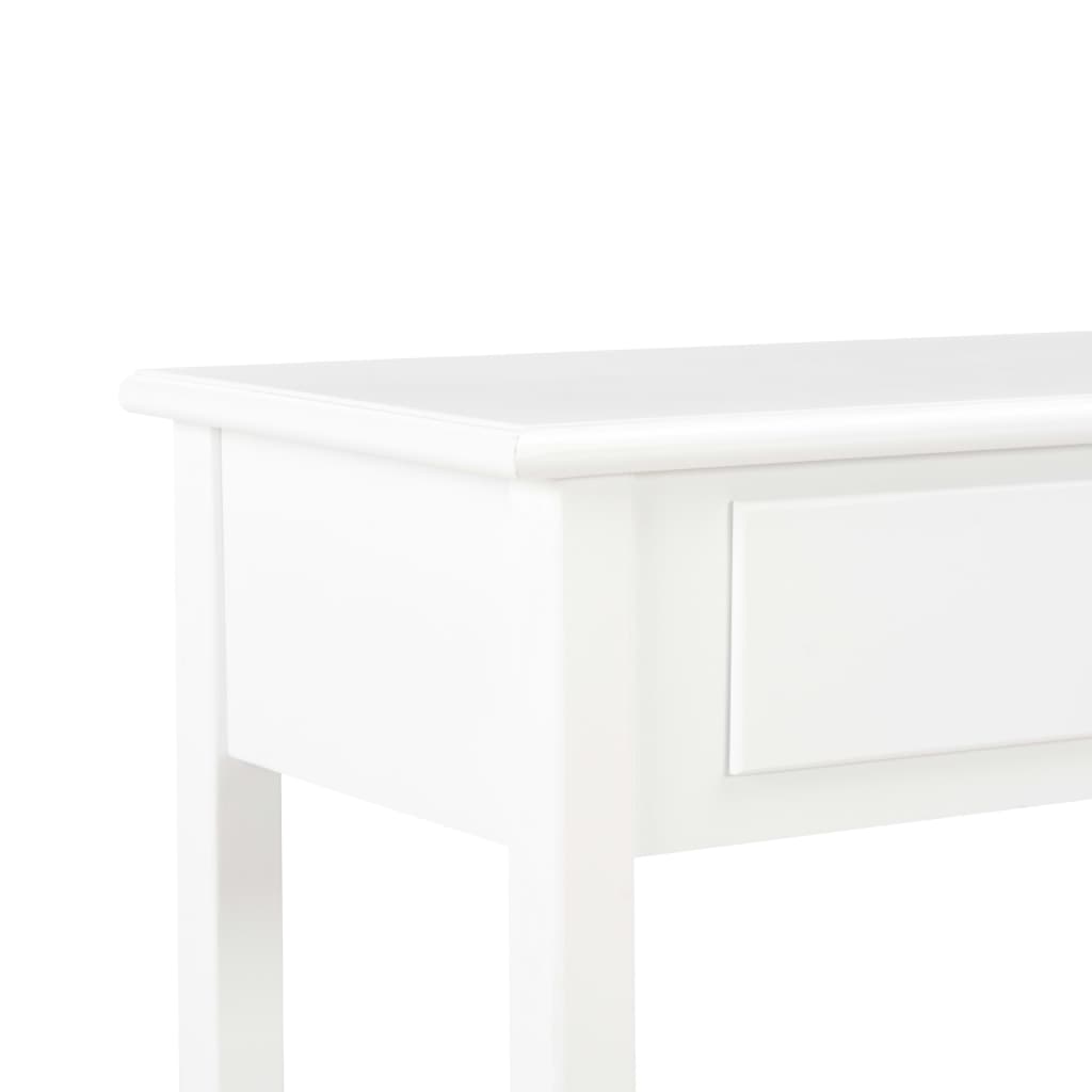 Κονσόλα Λευκή 110 x 35 x 80 εκ. από MDF - PAKOBAZAAR
