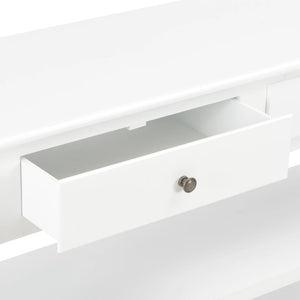 Κονσόλα Λευκή 110 x 35 x 80 εκ. από MDF - PAKOBAZAAR