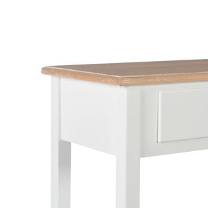 Κονσόλα Λευκή 110 x 35 x 80 εκ. από MDF - PAKOBAZAAR