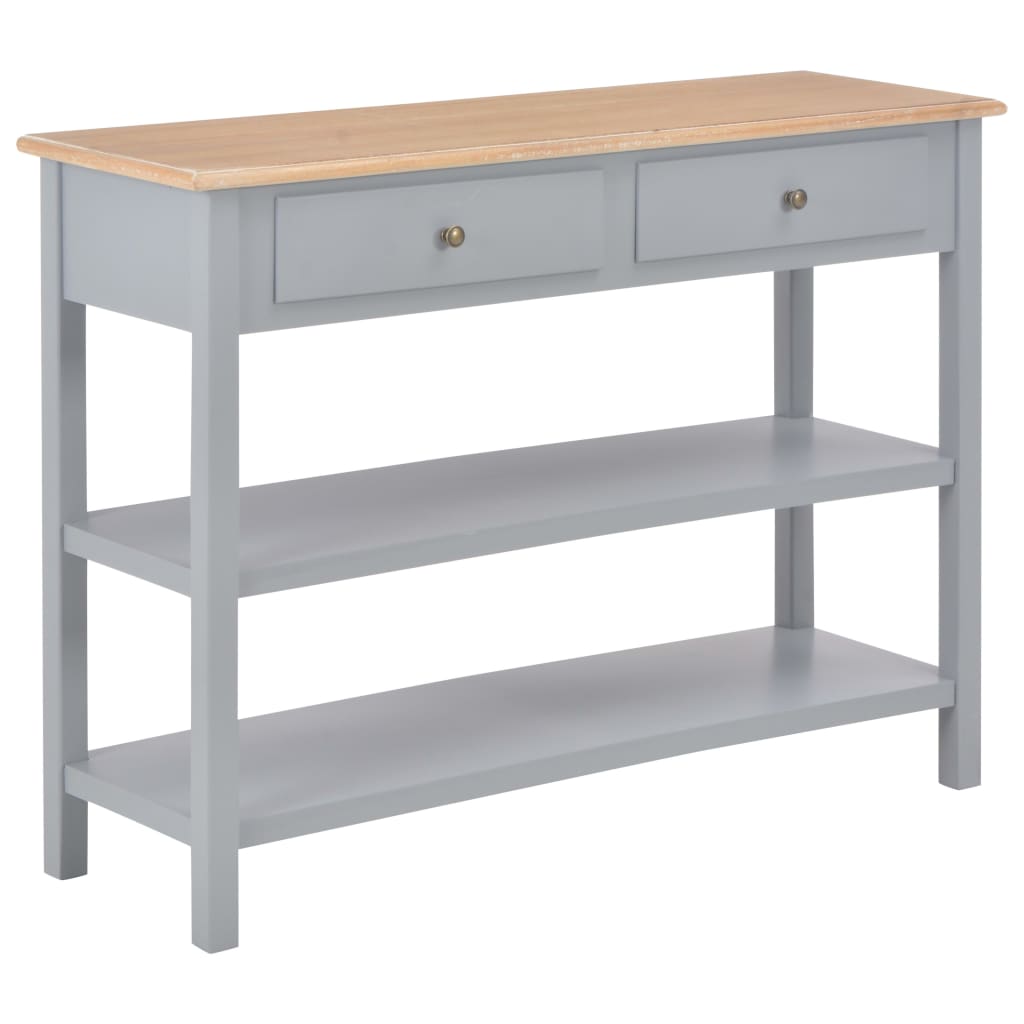 Κονσόλα Γκρι 110 x 35 x 80 εκ. από MDF - Pakobazaar
