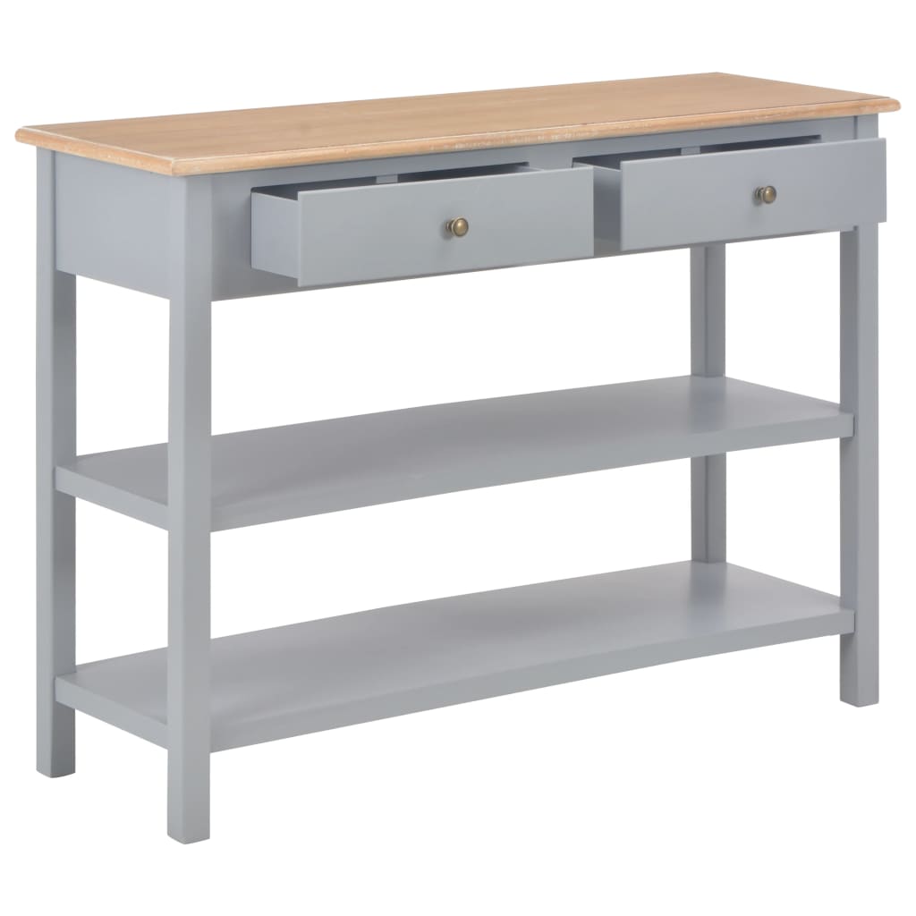 Κονσόλα Γκρι 110 x 35 x 80 εκ. από MDF - Pakobazaar