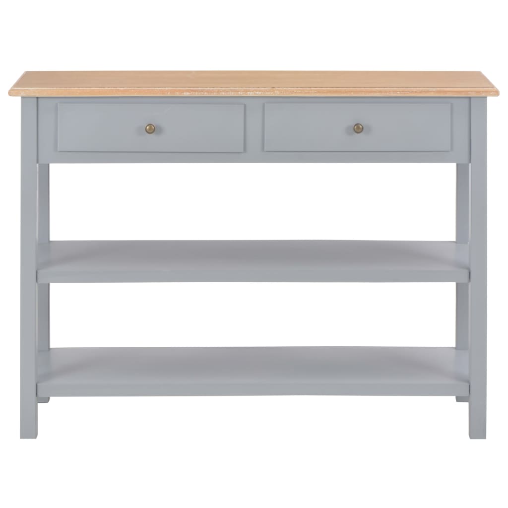 Κονσόλα Γκρι 110 x 35 x 80 εκ. από MDF - Pakobazaar