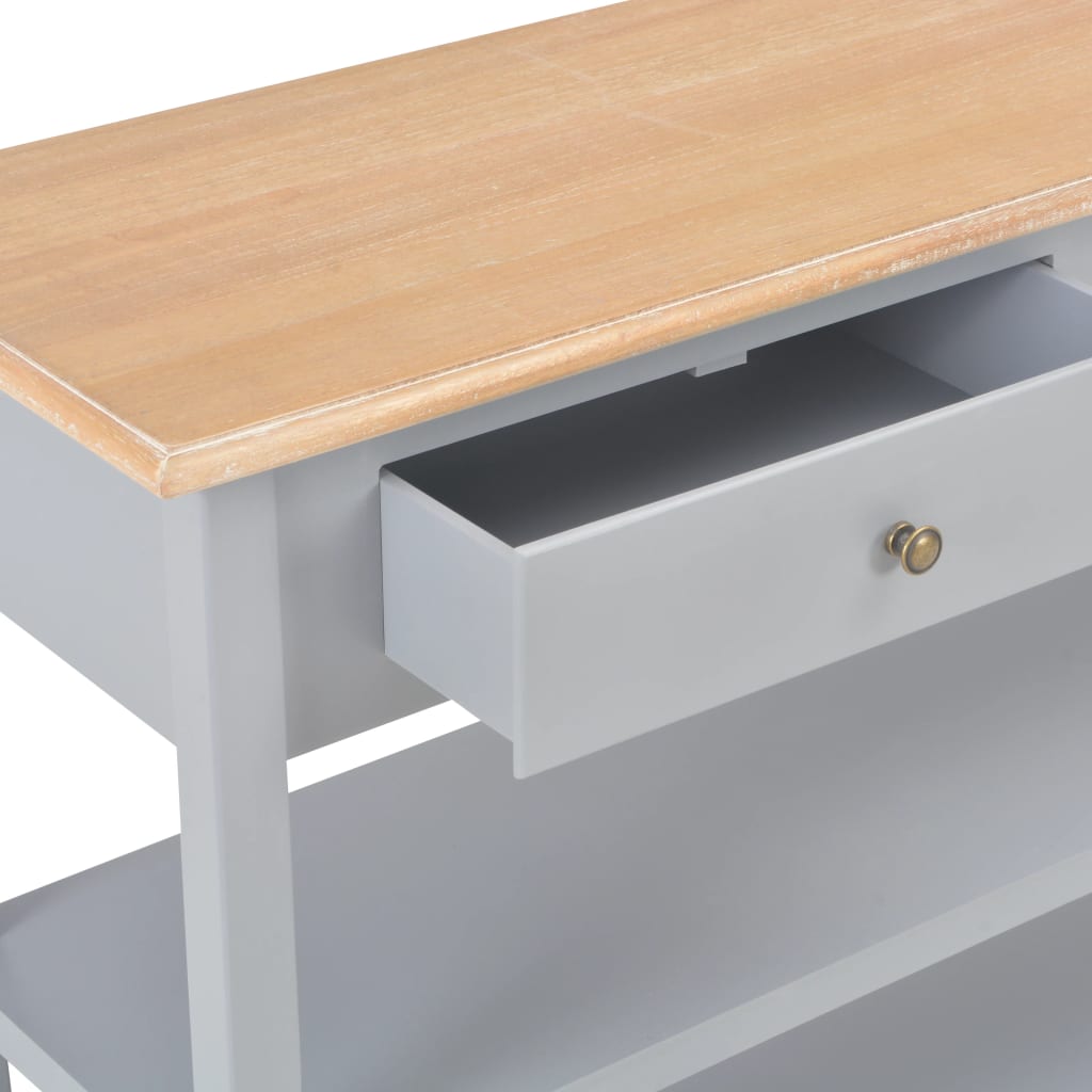 Κονσόλα Γκρι 110 x 35 x 80 εκ. από MDF - Pakobazaar